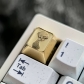 1U Brass Artisan Keycaps for Mechanical Keyboard Personalized Keycaps -Ayanami Rei